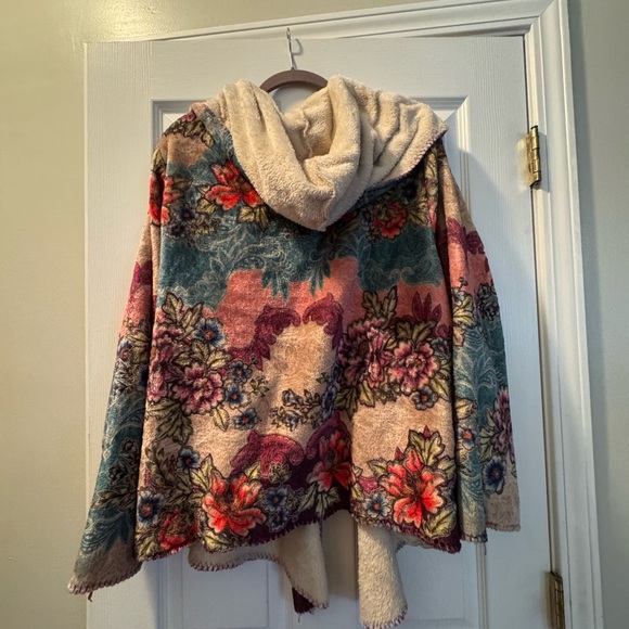 Johnny Was Hooded Sweater XL - Picture 2 of 5